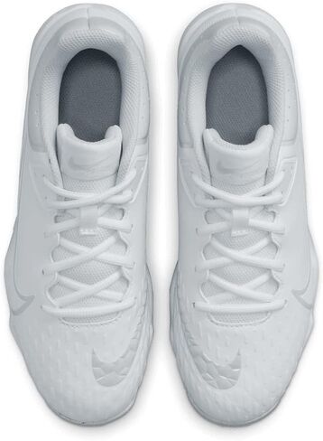 Nike Hyperdiamond 4 Keystone مصبوب الكرة اللينة SZ 8 أسود | أبيض | رمادي in Kuwait