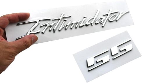 3pcs intritiator ss repamps مقببة الشارة 3D ملصق ملصق ملصق متوافق مع تشيفي سيلفرادو 88980874 17 بوصة (كروم) in Kuwait