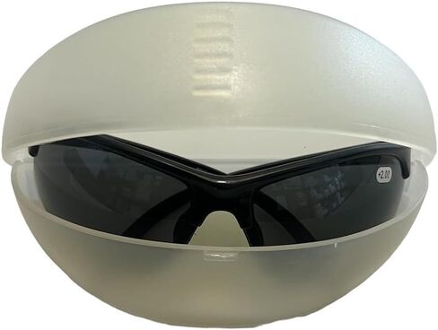 2 Pair of Bifocal Half Rim Sports Sun Style Reader - Outdoor Reading Sunglasses - 1 Clear Hard Case in Saudi Arabia