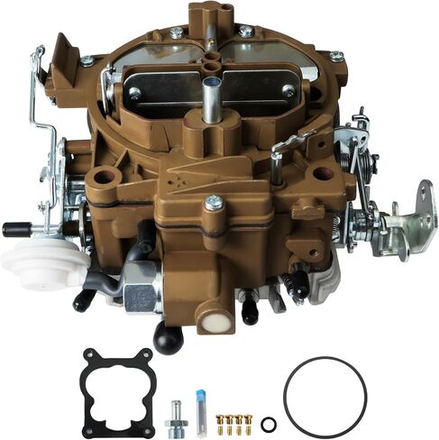 1901R المكربن لـ Rochester Quadrajet 4 Barrel 750 CFM Carburetor لـ Chevy 327 350 427 454 استبدال الكربوهيدرات للشاحنات 1966-1973 Corvettes 1975-1979 Manual Shouke Carb Carb in Saudi Arabia