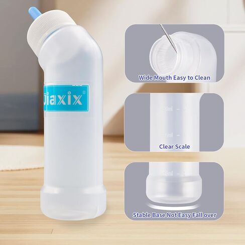 Pet Nursing Bottle for Newborn Animals,Kitten Bottle Feeding Kit Silicone Nipple for Kittens Puppys Rabbits Squirrel(Yellow) in Saudi Arabia