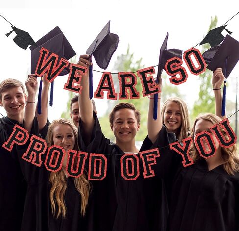 2025 Graduation Banner Party Decorations Blue We are So Proud of You Congratulations Banner for High School College Graduation Party Decorations 2025 Blue in Saudi Arabia