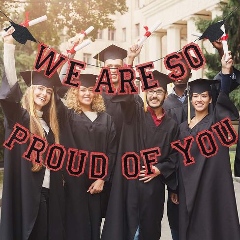 2025 Graduation Banner Party Decorations Blue We are So Proud of You Congratulations Banner for High School College Graduation Party Decorations 2025 Blue in Saudi Arabia