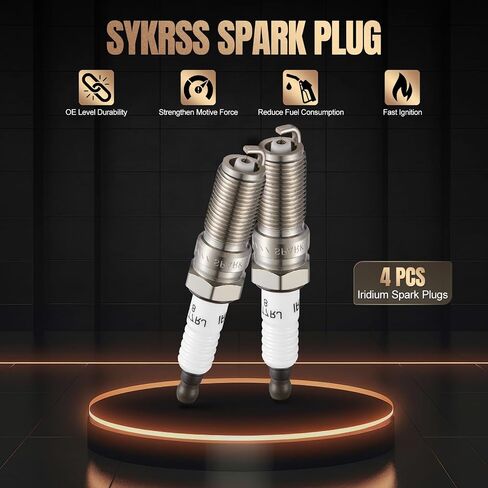 6510 LTR7IX-11 Platinum Iridium Spark Plugs 4 Pack متوافقة مع Cadillac XTS 2014-2015 3.6L V6 متوافق مع Cadillac CTS 2014 3.6L V6 Engine in Kuwait