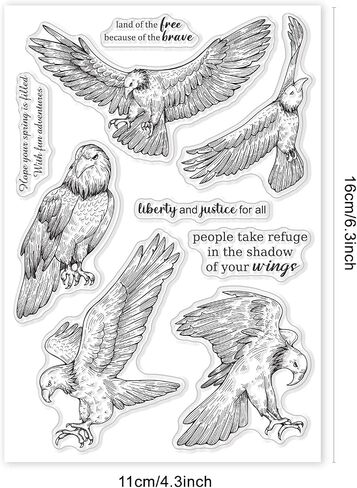 GLOBLELAND Forest Animal Silhouette Clear Stamps Wild Deer Rabbit Bird Silicone Clear Stamp Seals Transparent Stamps for DIY Scrapbooking Cards Making Photo Album Journal in Kuwait