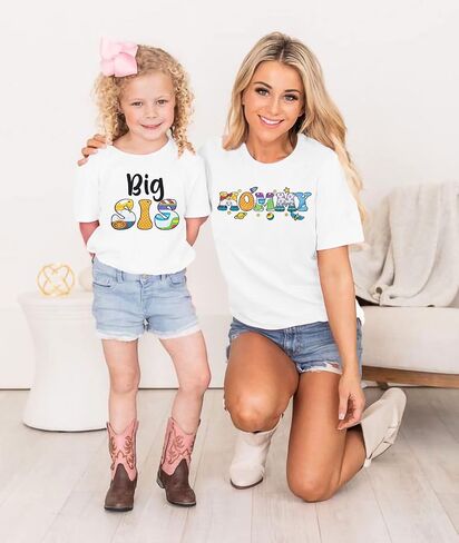 Toy Daddy Shirt Toys Mommy Shirts Magic Family Matching Outfits Toy Sis Bro Cartoon T-Shirt Funny Vacation Trip Tops in Kuwait