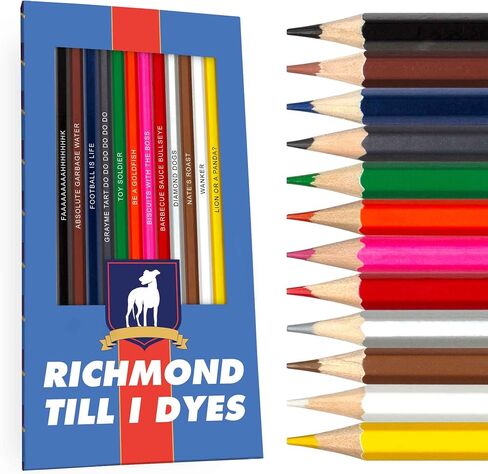 Oy With the Colors Already Colored Pencil Set for Fans of Gilmore Girls – Set of 12 Parody Pencils, Each Pencil Is Foil-Stamped with Clever References in Kuwait