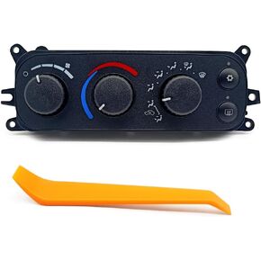 599-212 Climate Control Panel Compatible with Dodge Ram 1500 2500 3500 2002-2005 Dakota 2001-2004, HVAC Control Switch Module Replace 55055905AA in Saudi Arabia