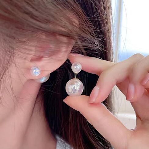 أقراط لؤلؤة للنساء أقراط القوس القوس أقراط حفلة حفلات زفاف للعرائس هدايا المجوهرات in Kuwait