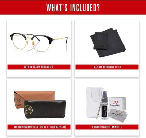 Ray-Ban RB4429 Rounded eyeglasses for Men for Women + BUNDLE With Designer iWear Complimentary Eyewear Kit in Saudi Arabia