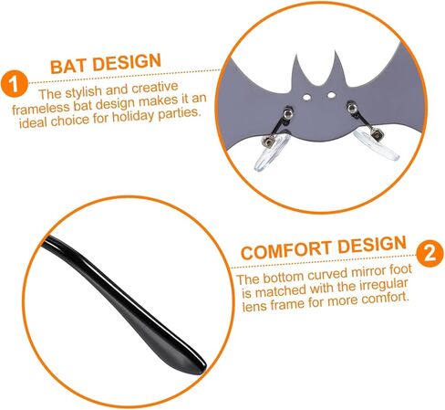 نظارة شمسية على شكل خفافيش على شكل فريد من نوعها لأسلوب خمر فريد من نوع in Kuwait