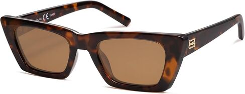 SOJOS المستطيل العصبي المستقطب النظارات الشمسية للنساء الرجال الرجعية الضيقة cateye sunnies SJ2354 in Saudi Arabia