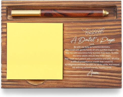 Christian Desk Organizer, Bible Verse Sticky Note Holder, The Serenity Prayer, Religious Gifts for Christians, Pastors, Church Leaders, Believers TZP106 in Saudi Arabia