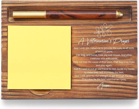 Christian Desk Organizer, Bible Verse Sticky Note Holder, The Serenity Prayer, Religious Gifts for Christians, Pastors, Church Leaders, Believers TZP106 in Saudi Arabia