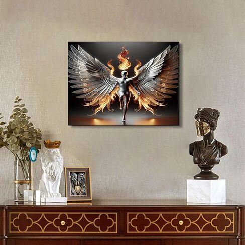 Framed 3 Pcs Love Heart 3d Wall Art Metal Sculpture Romantic Couple Hug Abstract Art Prints Posters Decor Grey Black and White Canvas Printsfor Bedroom Living Room Bathroom Hotel Valentine'S Day in Kuwait