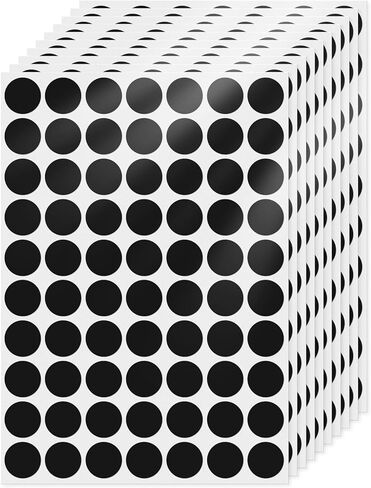 Red Round Labels 0.75 Inch Vinyl Dot Stickers Self-Adhesive Removable Color Coding Decals Waterproof Circle Tag for Office Home Inventory 700 PCS in Kuwait