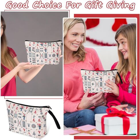 Mahjong Bag, Mahjong Gifts for Women Gifts for Mahjong Players Mahjong Accessories Mahjong Gifts for Mahjong Lover Women Mom Grandma Birthday Travel in Kuwait