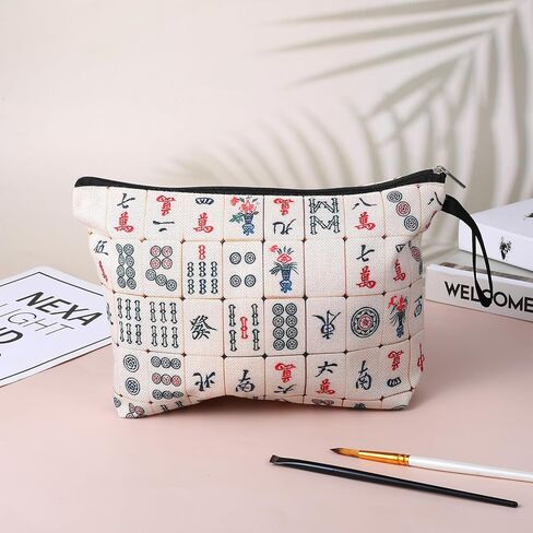 Mahjong Bag, Mahjong Gifts for Women Gifts for Mahjong Players Mahjong Accessories Mahjong Gifts for Mahjong Lover Women Mom Grandma Birthday Travel in Kuwait