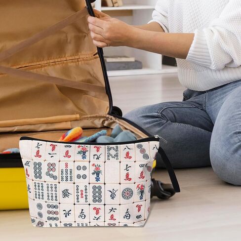 Mahjong Bag, Mahjong Gifts for Women Gifts for Mahjong Players Mahjong Accessories Mahjong Gifts for Mahjong Lover Women Mom Grandma Birthday Travel in Kuwait