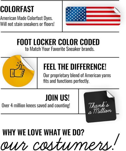 THE DANCESOCKS - The Original Over Sneaker Socks for Dance, Made in USA, Smooth Floors (4 Pairs - pink/purple/turquoise/black) in Kuwait