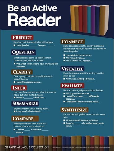 Gerard Aflague Collection - Five Elements of A Story Instructional Poster - 4-Color Offset Printing Technology, 18x24 Inches - Matte Finish in Saudi Arabia