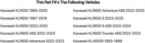 Tusk 4-Stroke Change Kit Kawasaki KPO 10W-40 متوافق مع Kawasaki KLR650 1987-2018 ، 2022-2025 in Saudi Arabia