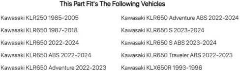 Tusk 4-Stroke Change Kit Kawasaki KPO 10W-40 متوافق مع Kawasaki KLR650 1987-2018 ، 2022-2025 in Saudi Arabia