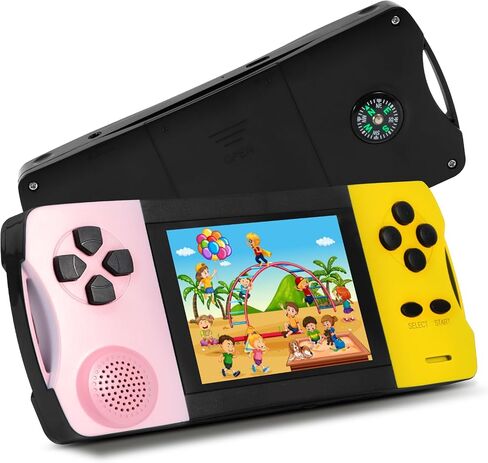 Handheld Games for Kids with 3.2' Large Screen Preloaded 138 HD Classic Retro Video Games Support TV Output USB Rechargeable and AAA Battery Player Birthday Present in Saudi Arabia