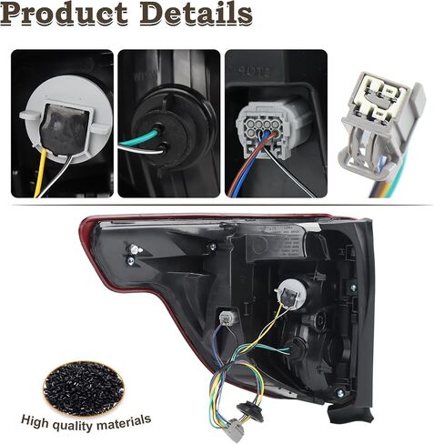 LH USA Type Tail light Include Screws Assembly Fit for 2020-2023 Ford Explorer Rear Lamp Included Plastic Screw Stud With Thread Left Driver Side FO2800275 LB5Z13405F in Kuwait
