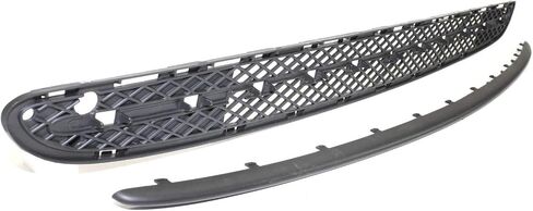 Garage-Pro Bumper Grille Compatible with Mercedes Benz C230 2003-2007, C240 2001-2005, C280 2006-2007, C320 2001-2005, w/Center Molding, w/Avantgarde Package (954), w/o AMG Styling Package (772) in Saudi Arabia