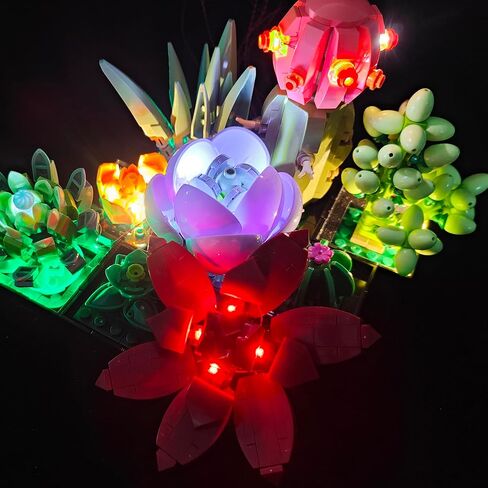 RC LED Light Kit for Lego Bamboo ، متوافق مع Lego Plants 10344 ، مجموعة الإضاءة المتصلة USB ، فكرة الهدية للفتيات ، الفتيان ، الخفيفة فقط ، بدون طراز Lego. (10344 Lego Bamboo) in Saudi Arabia