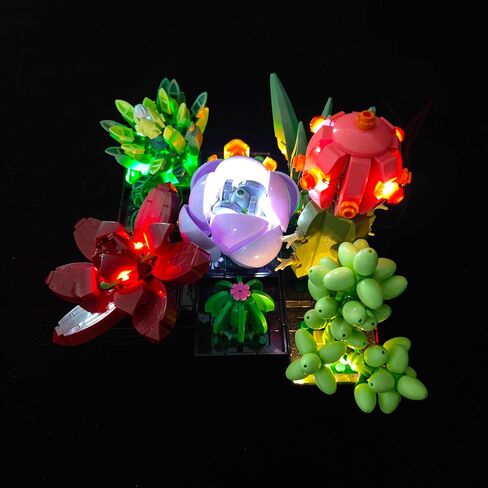 RC LED Light Kit for Lego Bamboo ، متوافق مع Lego Plants 10344 ، مجموعة الإضاءة المتصلة USB ، فكرة الهدية للفتيات ، الفتيان ، الخفيفة فقط ، بدون طراز Lego. (10344 Lego Bamboo) in Saudi Arabia