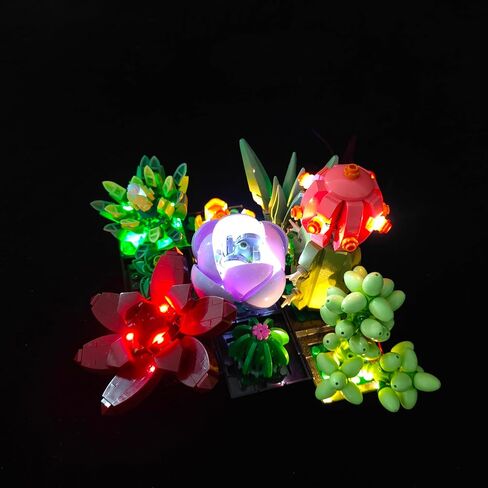 RC LED Light Kit for Lego Bamboo ، متوافق مع Lego Plants 10344 ، مجموعة الإضاءة المتصلة USB ، فكرة الهدية للفتيات ، الفتيان ، الخفيفة فقط ، بدون طراز Lego. (10344 Lego Bamboo) in Saudi Arabia