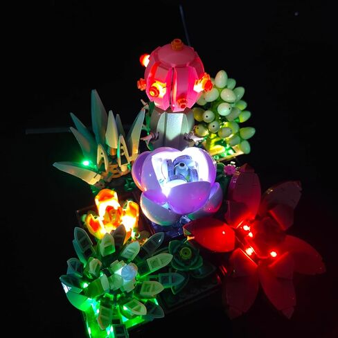RC LED Light Kit for Lego Bamboo ، متوافق مع Lego Plants 10344 ، مجموعة الإضاءة المتصلة USB ، فكرة الهدية للفتيات ، الفتيان ، الخفيفة فقط ، بدون طراز Lego. (10344 Lego Bamboo) in Saudi Arabia