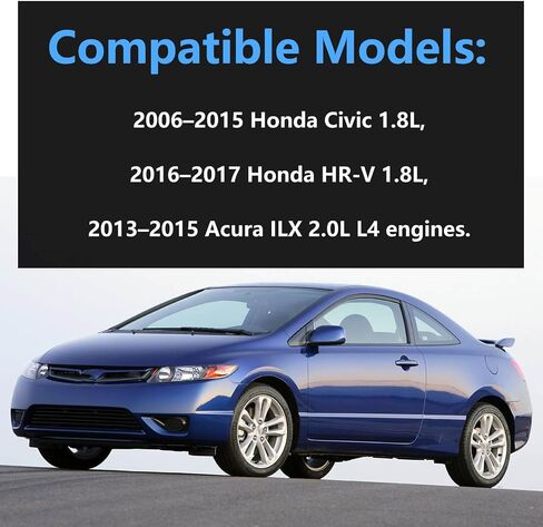 VS50741R محرك صمام غلاف الغطاء مجموعة ملائمة لعام 2006-2015 هوندا سيفيك 2016-2017 HR-V 2013-2015 ACURA ILX 1.8L 2.0 L4 ، حذاء المحرك استبدل 12341RNA01 VS50741R in Saudi Arabia