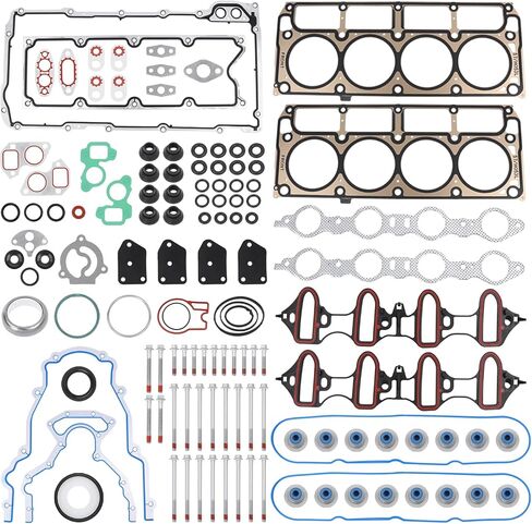 حشية رأس أسطوانة كاملة مجموعة مع ES72173 براغي ، متوافقة مع Chevy Avalanche Express Silverado Tahoe ، GMC Envoy Savana Yukon Sierra ، Escalade ، Buick Rainier 4.8L 5.3L V8 Engine in Saudi Arabia