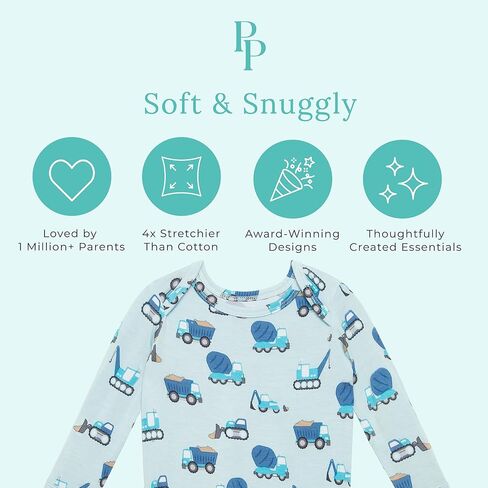 Posh Peanut Baby Knotted Gowns - Newborn Gowns For Girls, Baby Sleep Gown - Baby Girl Nightgowns (Sandy Blush Ribbed, 0-3 Months) in Saudi Arabia
