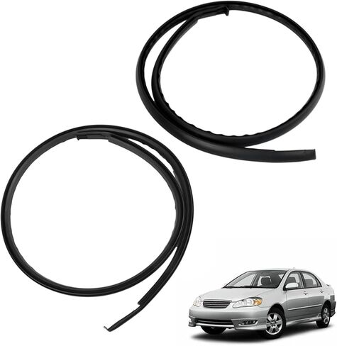 2 PCS أسود سقف تقليم القولبة أدوات الختم بديل لقطاع 2003-2008 COROLLA in Saudi Arabia