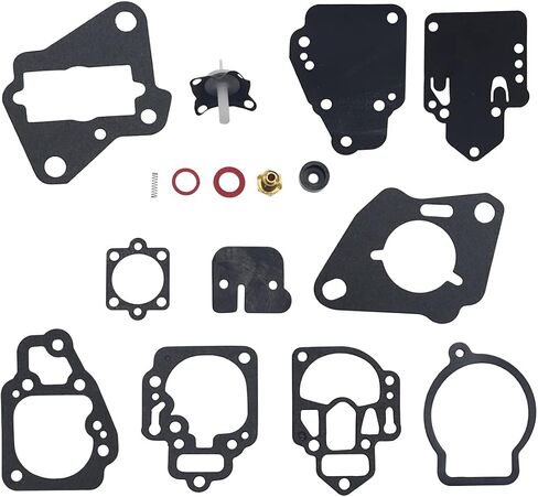 Carbman 1395-97611 18-7212 لـ Mercury Mariner Carbretor Rebuild Kit Tain 6 8 9.9 10 15 و 25 HP in Saudi Arabia