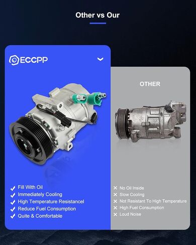 ضاغط ECCPP AC 2014-2016 لـ Hyundai Elantra 1.8L 2014-2019 لـ KIA Soul 2.0L Conditioning Compressor in Saudi Arabia