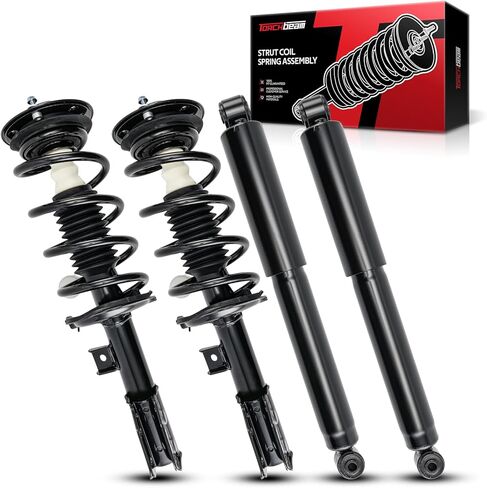 Torchbeam Complete 4 Piece Suspension Kit Struts and Shocks Assembly for Chevrolet Equinox 2010-2017, Front and Rear Left and Right, Complete OEM Replacement, Smooth Quiet Ride, Improved Ride Comfort in Saudi Arabia