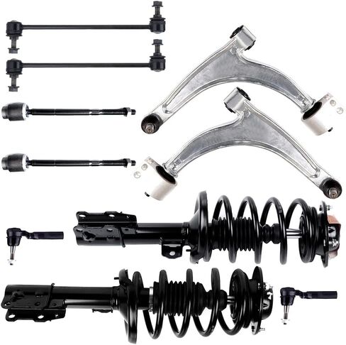 SCITOO Complete Strut Stabilizer Sway Bar Link Control Arm Tie Rod End Suspension Kit for 2004-2011 For Chevrolet For Malibu,2005-2010 For Pontiac G6,2007-2009 For Saturn Aura Front Struts 10pcs in Saudi Arabia