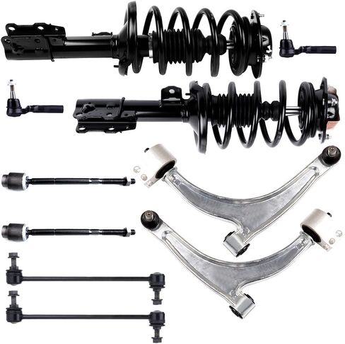SCITOO Complete Strut Stabilizer Sway Bar Link Control Arm Tie Rod End Suspension Kit for 2004-2011 For Chevrolet For Malibu,2005-2010 For Pontiac G6,2007-2009 For Saturn Aura Front Struts 10pcs in Saudi Arabia