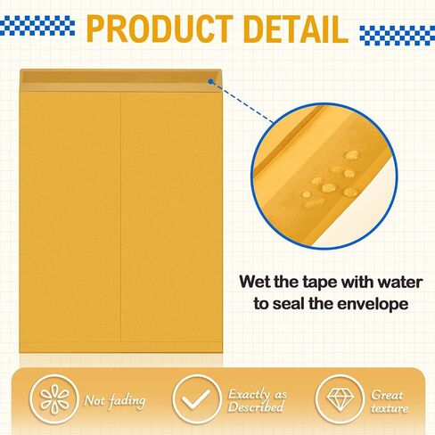 25 Pcs 18 x 22 Inches Jumbo Catalog Mailing Envelopes Peel and Seal Brown Kraft Manilla Envelopes Large Size for Mailing Storing Organizing Oversized Mail Business Documents in Saudi Arabia