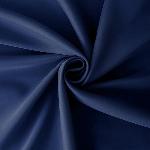 132 Inch Blackout Extra Long Navy Blue Curtain, 11ft Length Triple Weave Soundproof Drapes for Great Living Room High Ceiling, 52x132 Inch, 1 Panel in Saudi Arabia