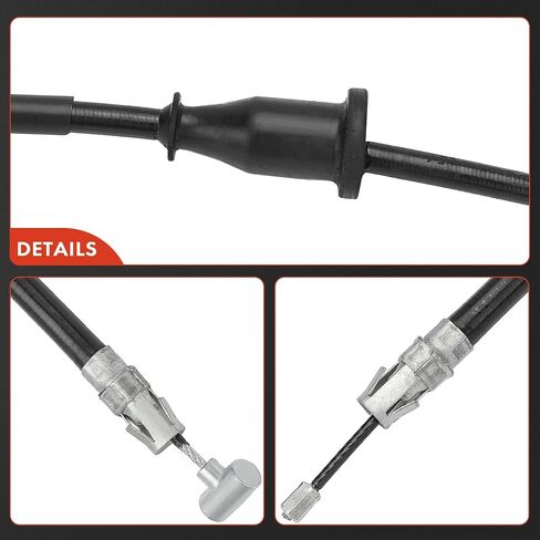A-Premium Front Side Parking Brake Cable Assembly Compatible with Ford, Lincoln & Mercury Models: Crown Victoria 1998, Town Car 1998-2002, Grand Marquis 1998 - Replace# 2W1Z2853BA in Saudi Arabia
