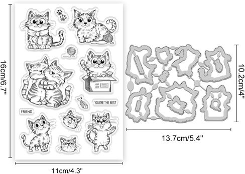 INFUNLY 2pcs Spring Flowers Stamp and Dies for Card Making Inspirational Word Clear Stamp Garden Die Cuts Potted Plant Rubber Stamps Spray Bottle Cutting Die for Scrapbooking Embossing Album DIY Craft in Kuwait