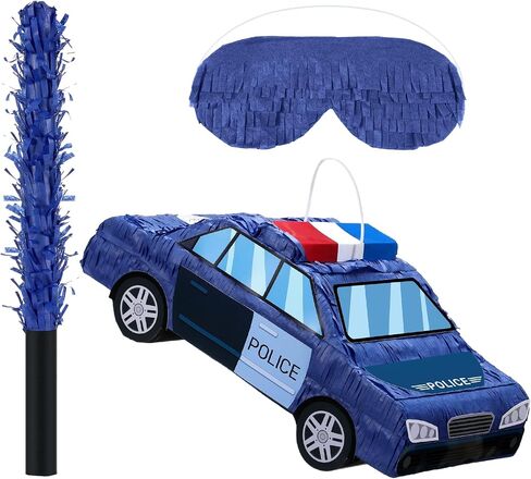 Garbage Truck Piñata 3D Truck Piñata Theme Decoration with a Blindfold and Bat for Kids Boys Girls Gift Holiday Birthday Party Baby Shower Supplies in Kuwait