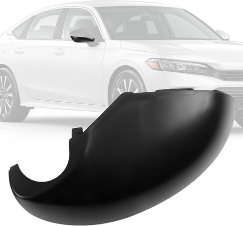 Black Lower Mirror Cover Replacement for 2022-2025 Honda Civic 11th W/O Turn Signals, Side Mirror Bottom Cover Caps (Right Passenger Side) in Kuwait