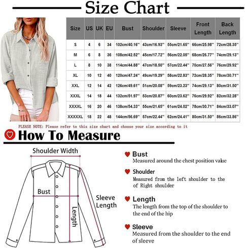 Button Down Shirts for Women Fall Fashion 2025 Long Sleeve Cotton Gauze Tops with Pocket Comfy Plain Peasant Tops in Saudi Arabia